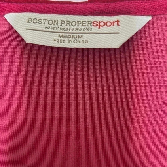 Boston Proper sport medium zip up velour jacket - Picture 3 of 4